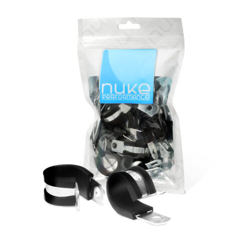 Stainless Steel P-Clamp for AN-10 PTFE fuel hose 10pcs
